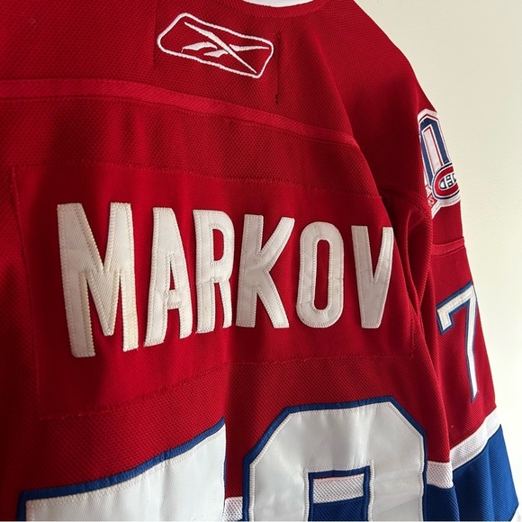 Vintage Andrei Markov 79 Candiens de Montreal Jersey Match des Étoiles STRAP - Picture 12 of 16